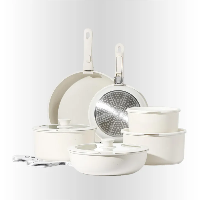 Set Alat Memasak dengan Pemegang Boleh Cabut